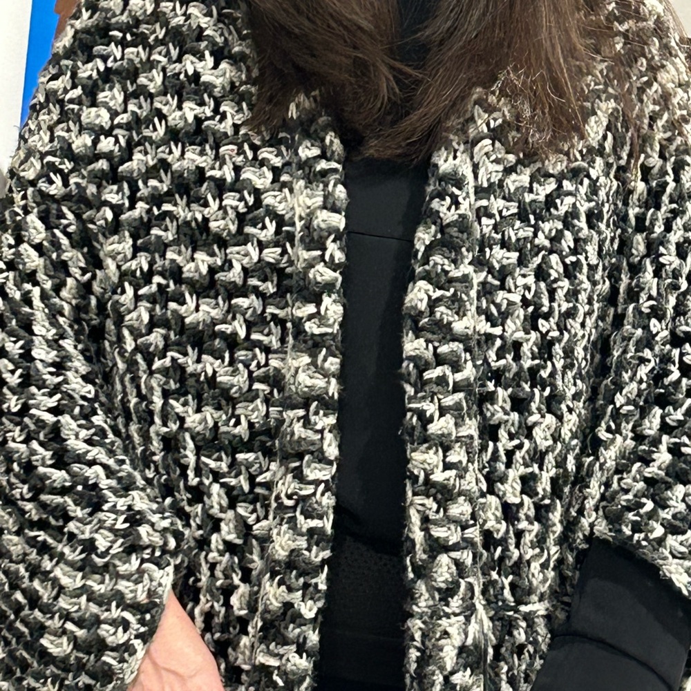Crocheted shawl